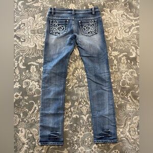 Miss Jeaniest Stretch Denim Rhinestone Jeans